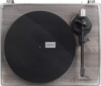 Crosley C6 Belt-Drive Turntable with Built-in Preamp and Adjustable Tone Arm, Black