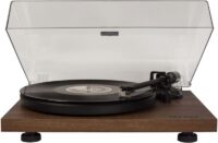 Crosley C6 Belt-Drive Turntable with Built-in Preamp and Adjustable Tone Arm, Black