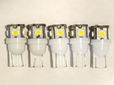 5 New Warm White 8V Wedge Lamp LED bulbs for Pioneer Project/One Receiver