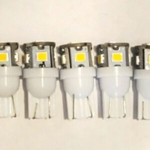 5 New Warm White 8V Wedge Lamp LED bulbs for Pioneer Project/One Receiver