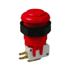 Philmore 30-781 Arcade Video Game Button with Momentary Switch - RED